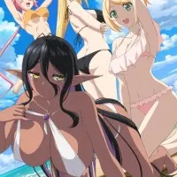 Постер аниме Слегка настойчивая тёмная эльфийка последовала за мной из другого мира