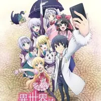 Постер аниме В другом мире со смартфоном